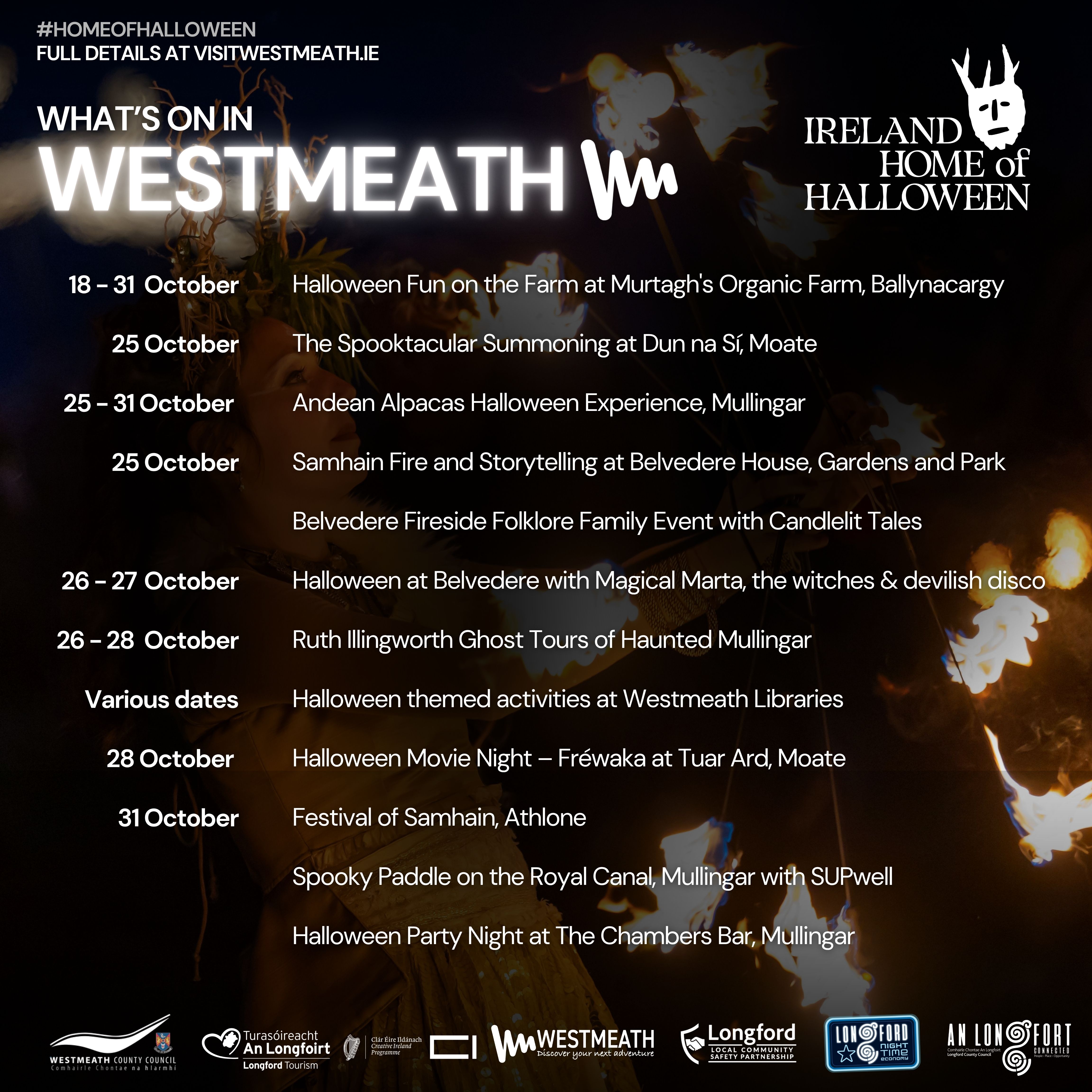 1 Westmeath Home of Halloween Line up